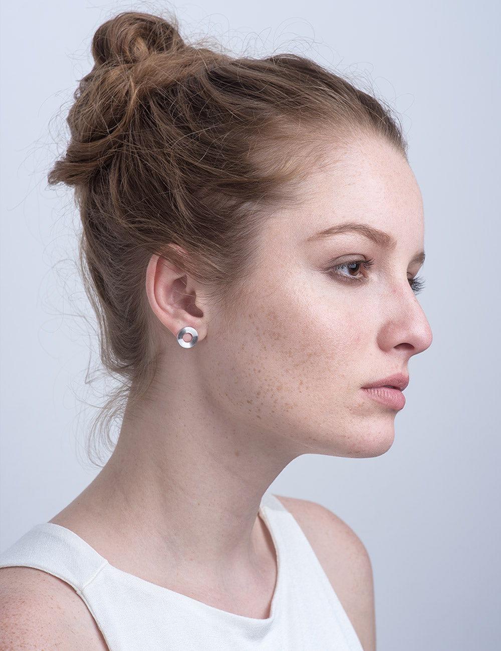 Brinco Disco • Ouro Amarelo 18K
