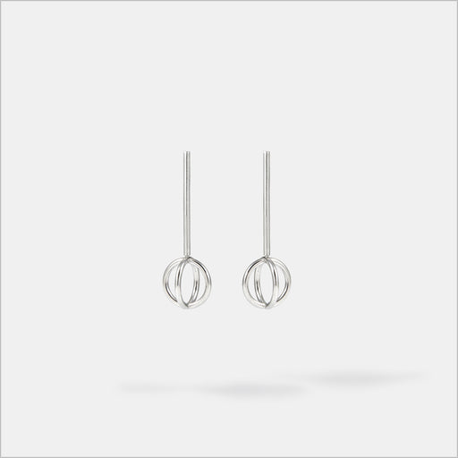 Brinco Ösen P • Ouro Branco 18K