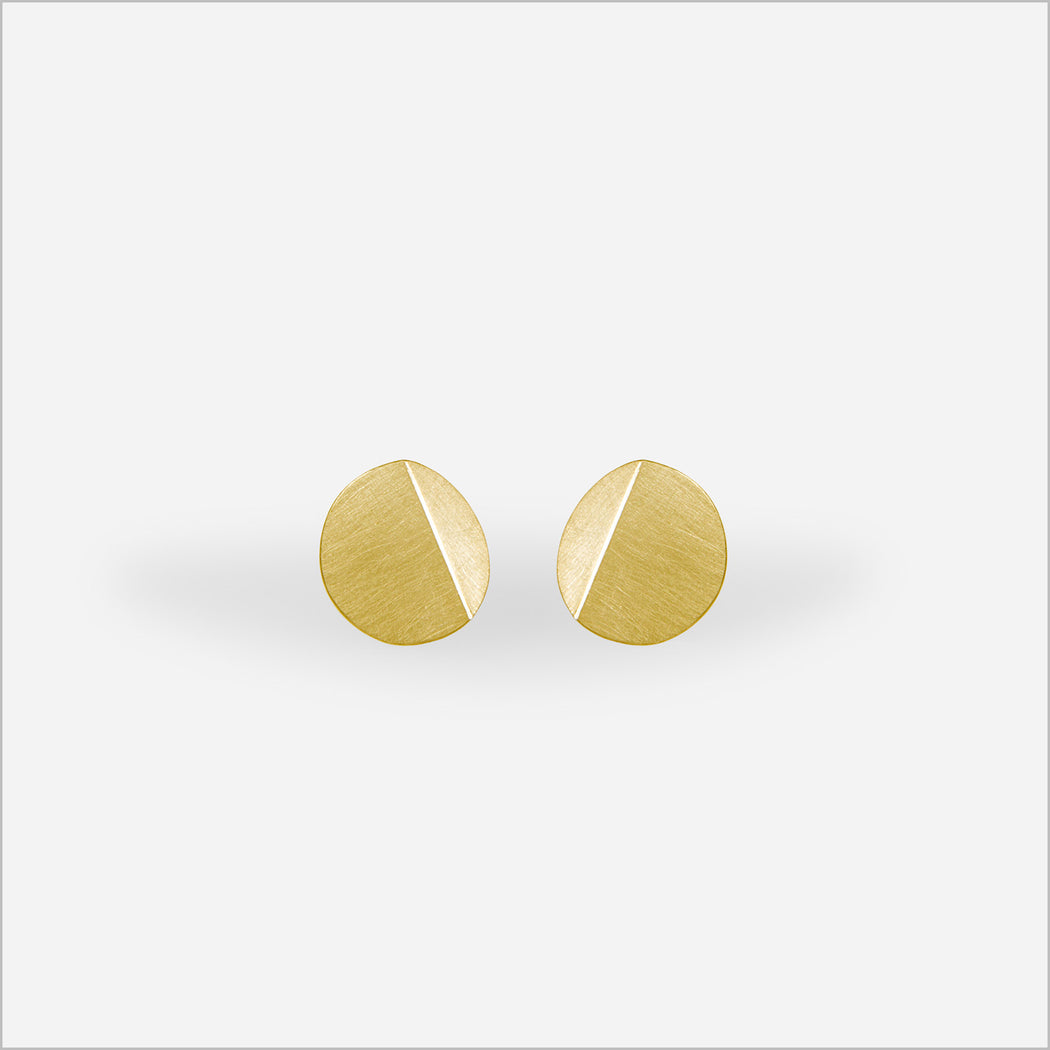 Brinco Dobra P • Ouro Amarelo 18K