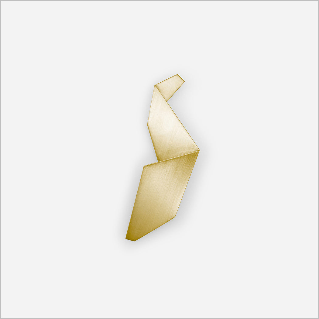 Broche Origami • Ouro Amarelo 18K